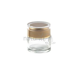 TARRO POMADERO LX LISA 50 GR TAPA ORO CON LINER