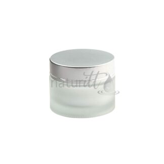 TARRO POMADERO LX MATE 50 GR TAPA PLATA CON LINER