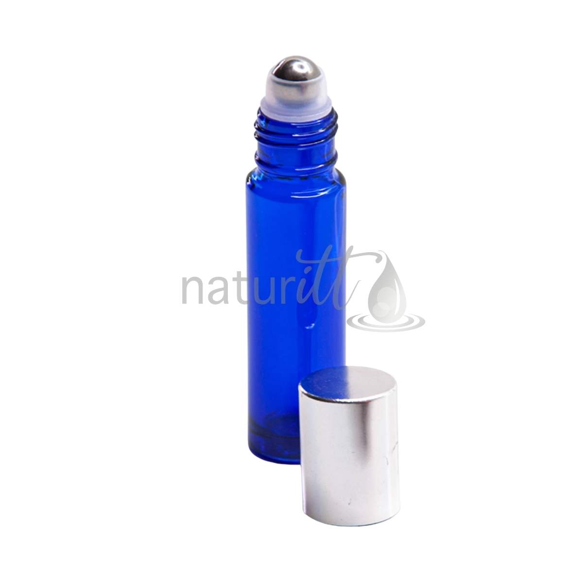 ROLL-ON INDUSTRIAL 10 ML AZUL TAPA PLATA