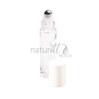 ROLL-ON INDUSTRIAL 10 ML NATURAL TAPA BLANCO