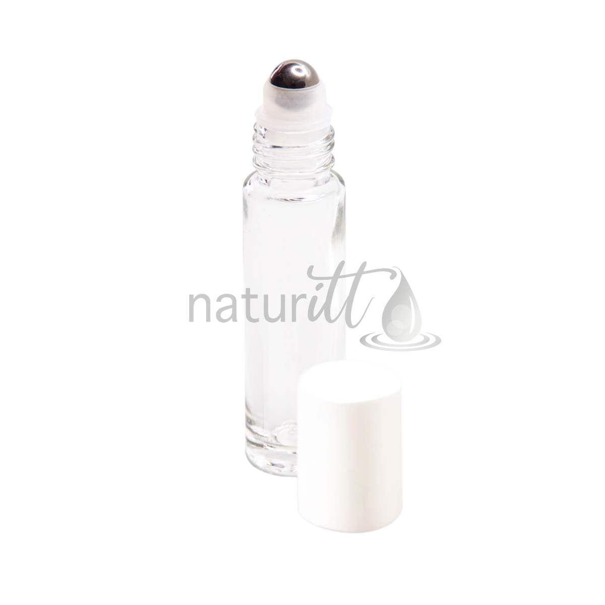 ROLL-ON INDUSTRIAL 10 ML NATURAL TAPA BLANCO