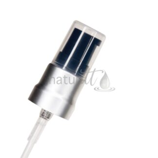 TAPA R18 DOSIFICADOR PLASTICO NEGRO CASQUILLO ALUMINIO C/T