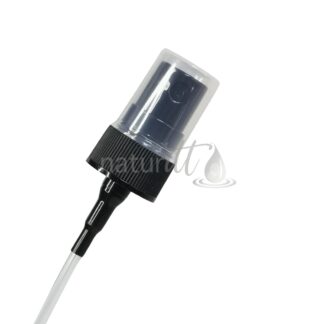 TAPA R18 ATOMIZADOR DE PLÁSTICO NEGRO C/T