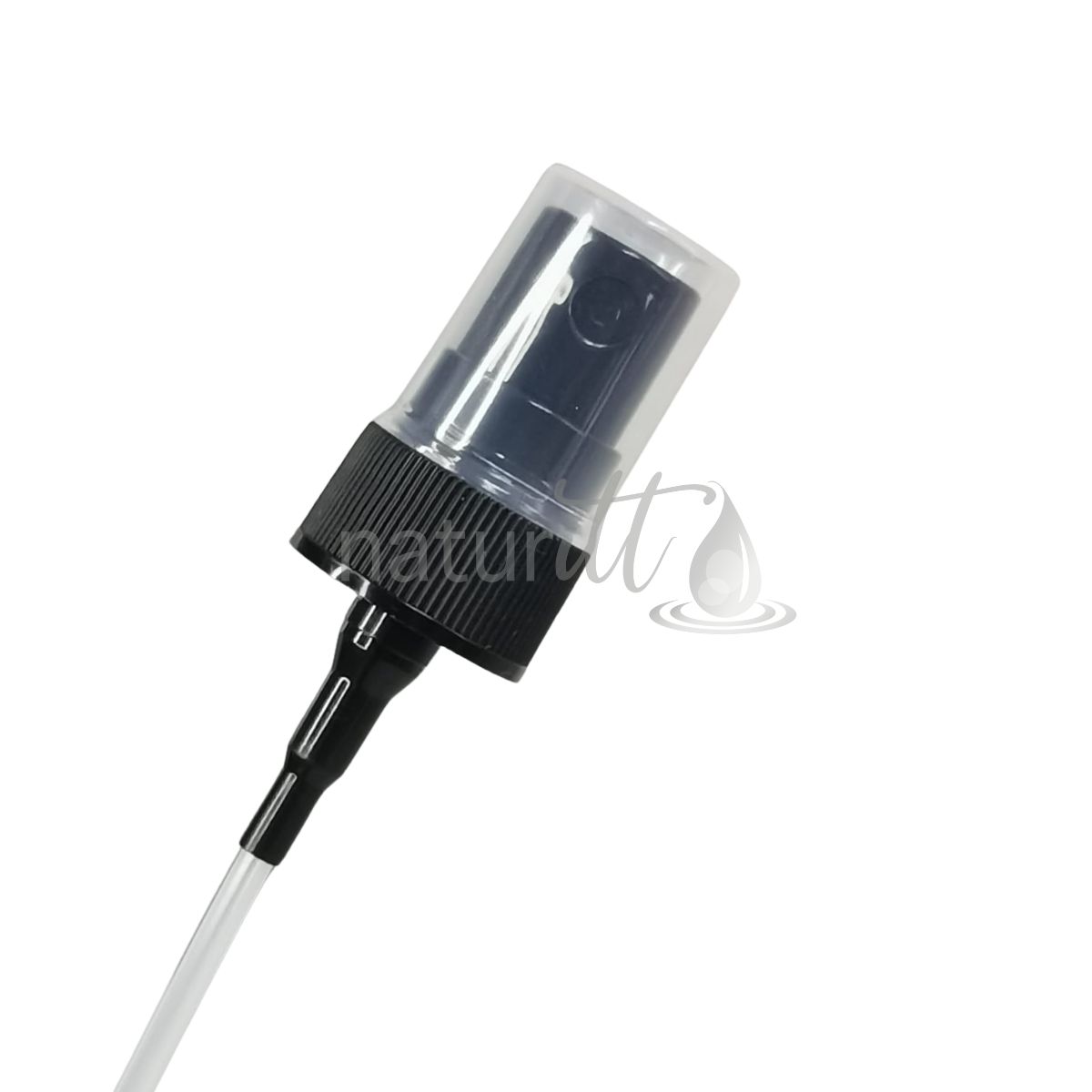 TAPA R18 ATOMIZADOR DE PLÁSTICO NEGRO C/T