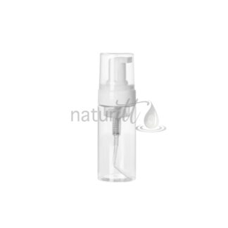 ESPUMERO PET CRISTAL CILINDRICO 120 ML BOMBA BLANCA