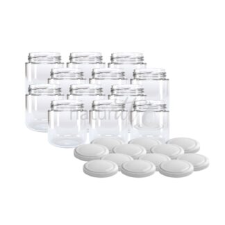 TARRO PIMIENTO 120 ML TAPA BLANCO 12 PK